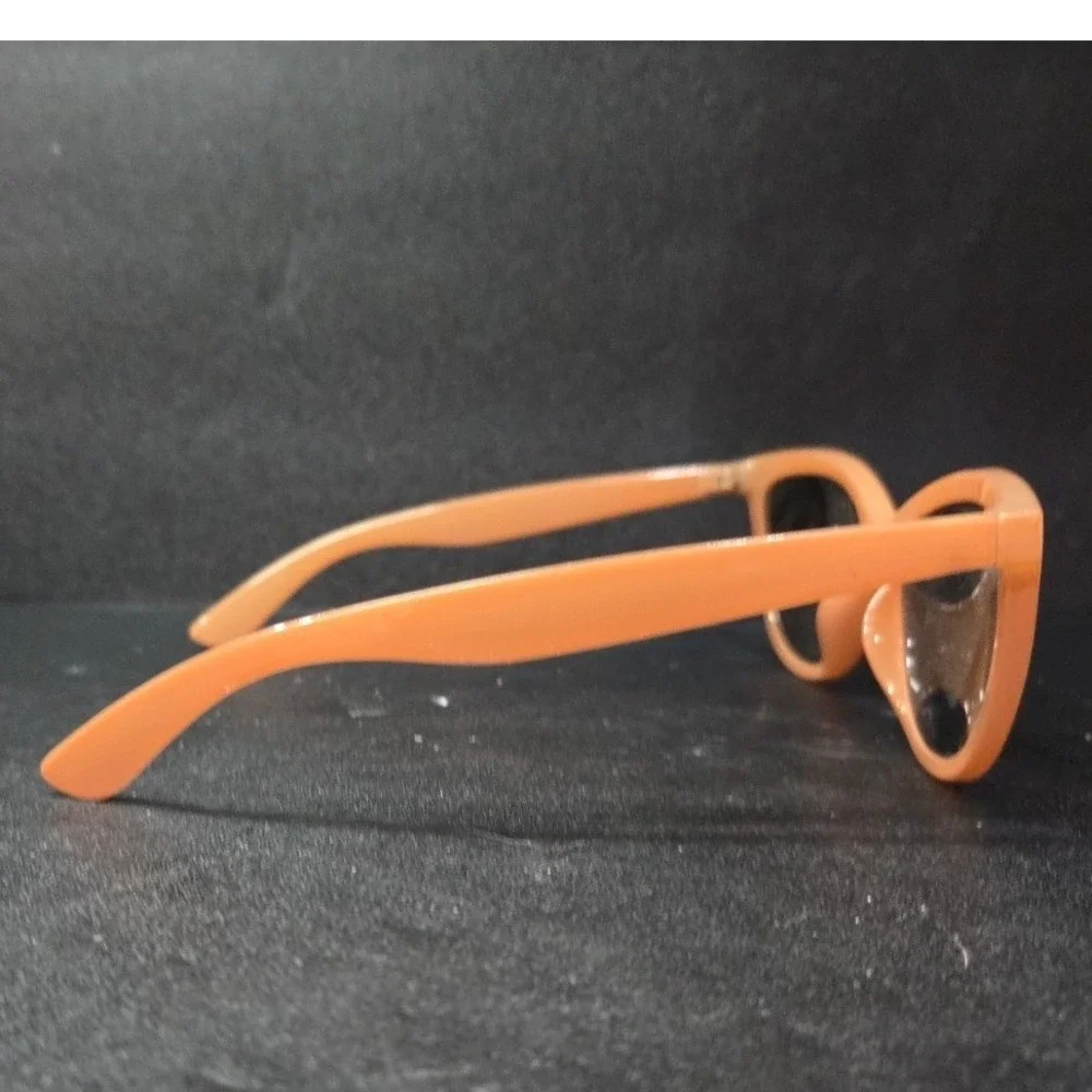 Peach Orange Cat‎ Eye Sunglasses, Retro Vintage Style Tinted Lenses, Women's